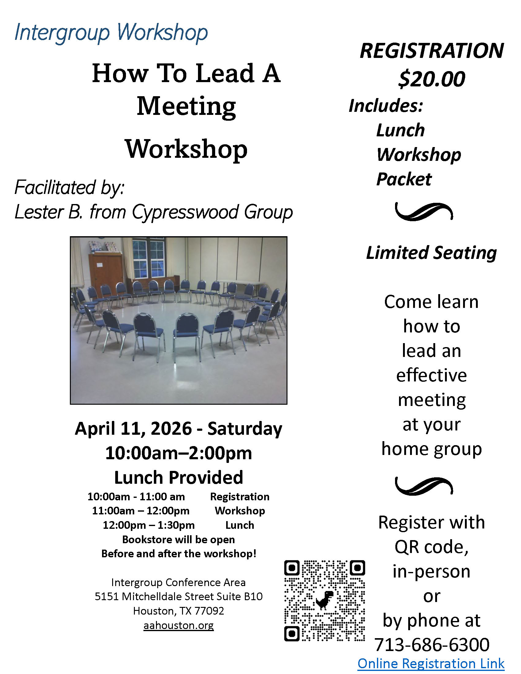 How to Lead A Meeting Workshop